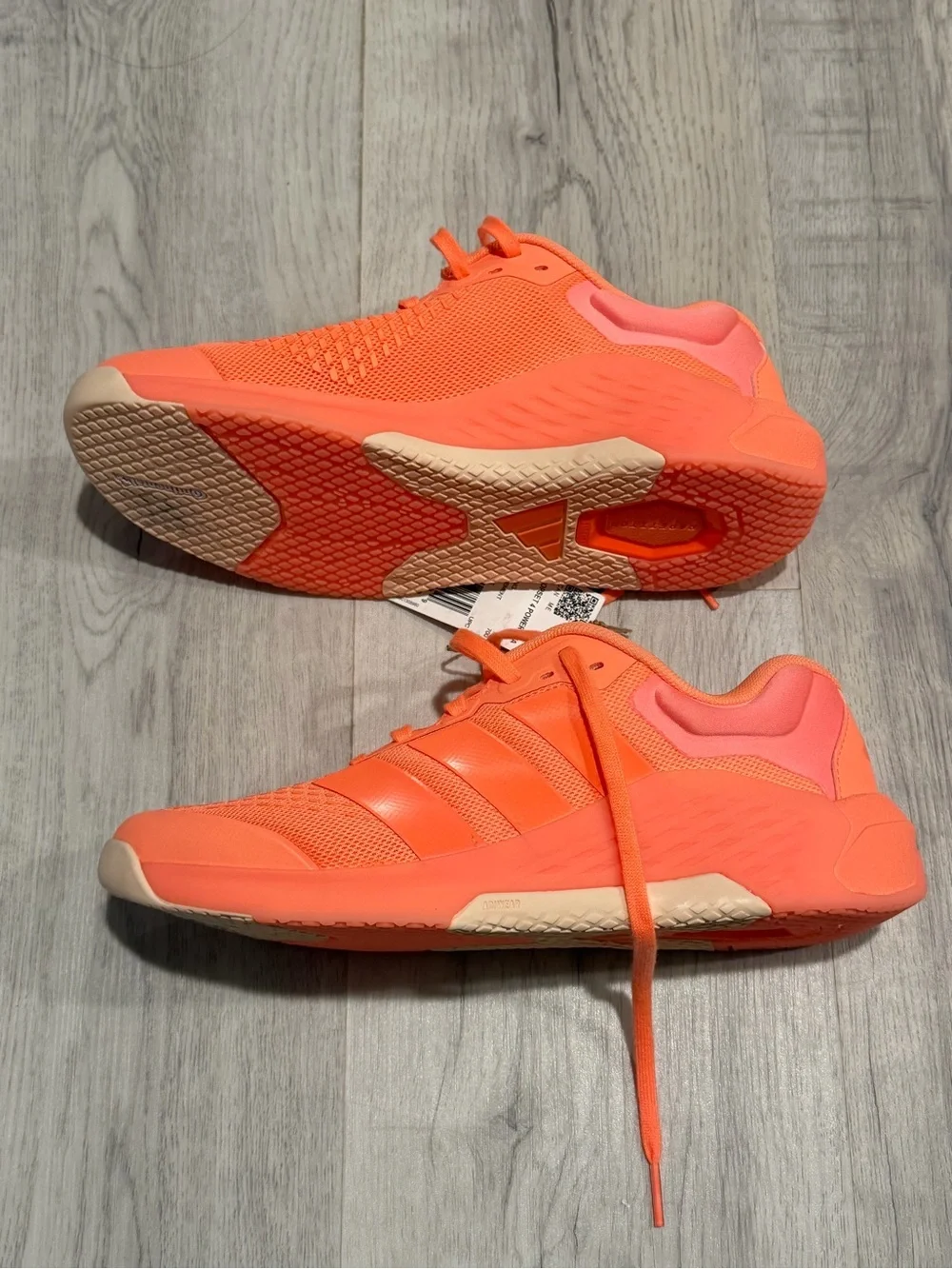 adidas Dropset 4 sz 8 Women's Bright Orange Athletic Sneakers
